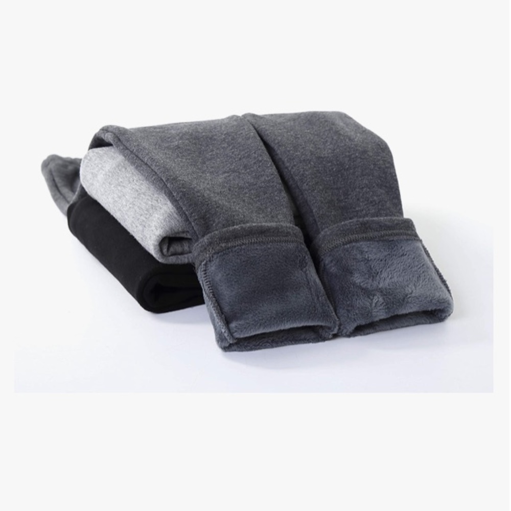 Warm fleece pants for winter
